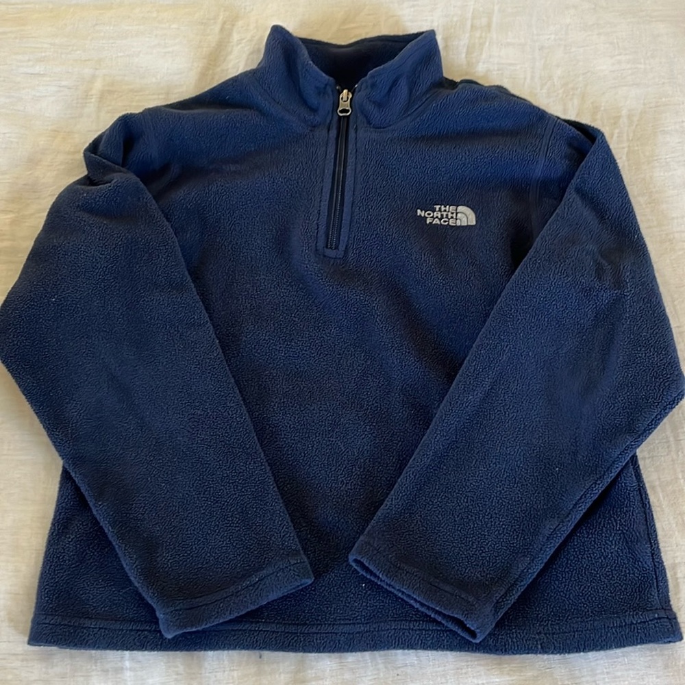 NORTH FACE boys jacket size 10/12. Perfect condition. Navy blue jacket